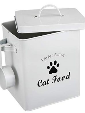 Pet Treat and Food Storage Tin with Lid