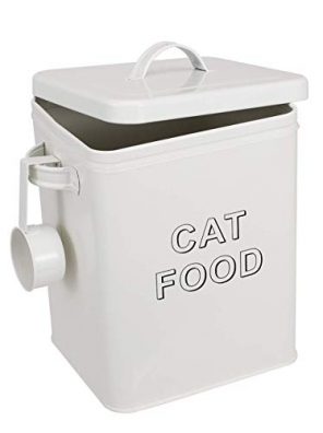 Morezi Cat Treat and Food Storage Tin with Lid