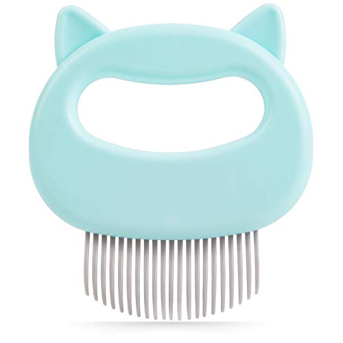 Cat Comb for Massage Green