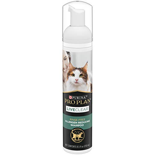 Purina Pro Plan Rinse Free, Allergen Reducing Dry Shampoo for Cats