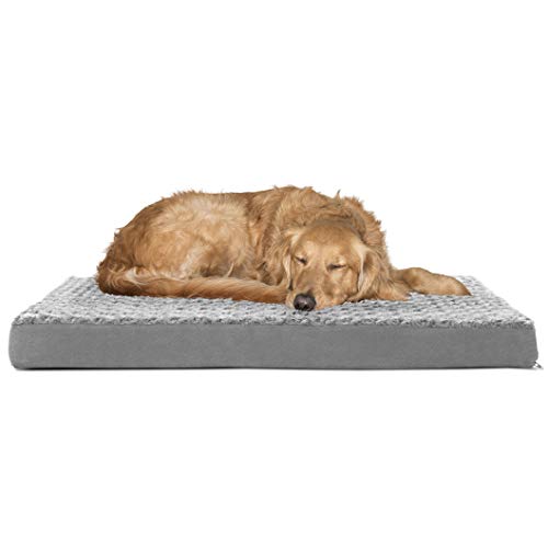 Furhaven Pet Dog Bed - Deluxe Orthopedic Mat Ultra Plush