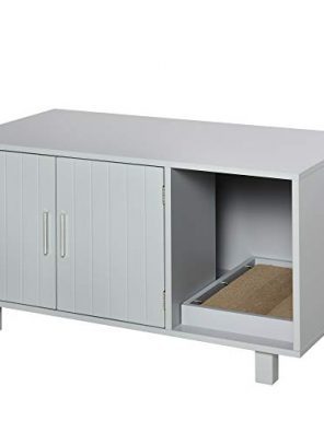 Cat Litter Box Enclosure Nightstand/End Table Design