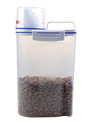 tesyyke Pet Food Storage Container Airtight Dog Cats