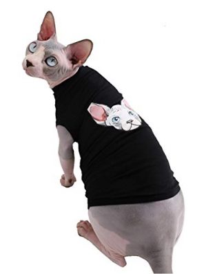 Sphynx Hairless Cat Breathable Summer Cotton Shirts