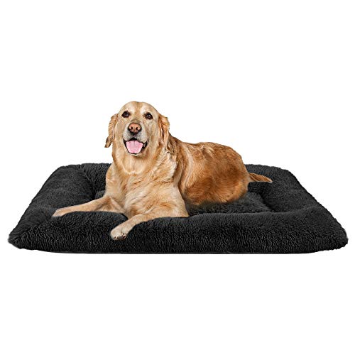 FAREYY Deluxe Dog Bed Soft Plush Pet Bed 35"/43"/51"
