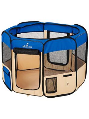 Cats Foldable Pet playpen Exercise Pen Kennel Carrying Case