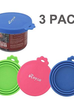 Durable Roysili 3 Pack Pet Can Covers, BPA Free