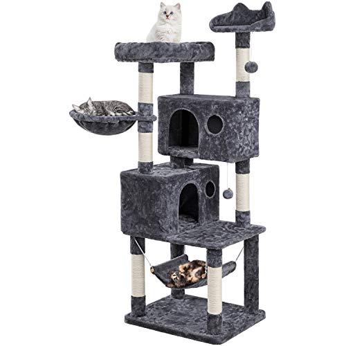 Extra Large Multi-Level Cat Tree Kittens Play House Condo