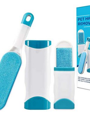 Cat Hair Removal Tool with Double Sided Absorb with Removable Base