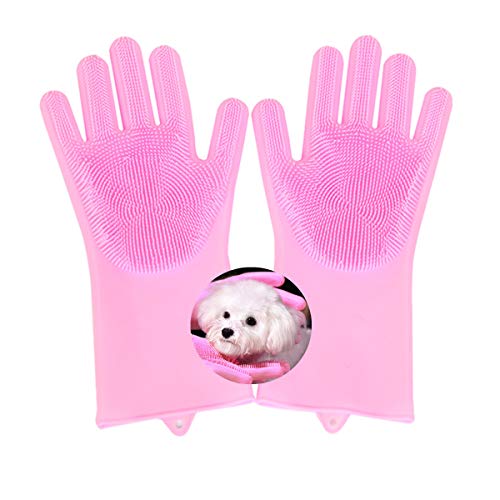 Cat Bathing Shampoo Brush Grooming Gloves