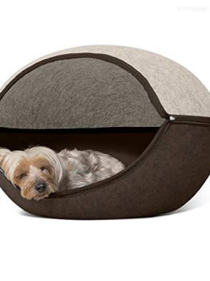 Furhaven Pet Cat Bed Furniture - Two-Color Round