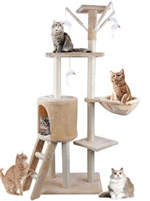 Marinebaby Cat Tree, Multi-Level Kitten Tower Condo