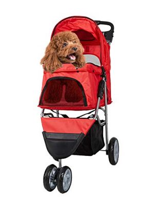 Lucky Tree Pet Jogger Stroller Cat Dog Cage
