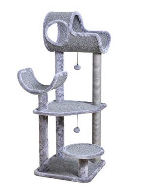 Catry Large Cat Tree Tower with Paper Rope