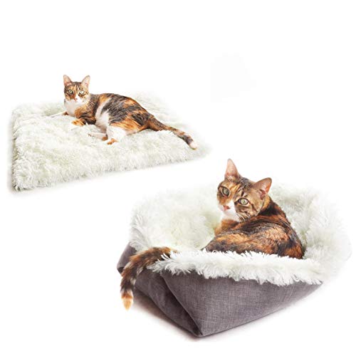 Sensfun Pet Bed for Cats Indoor Cats Small Dogs Mat