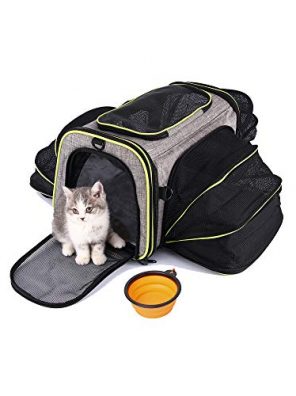 HOTLANTIS Cat Carrier Dog Carriers Airline Approved Soft-Sided