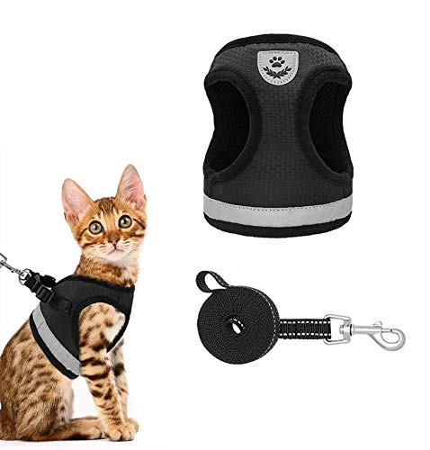 KOOLTAIL Cat Harness Dog Harness and Leash Set