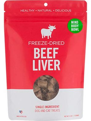 Beef Liver Freeze-Dried Treats Healthy Snacks for Dogs and Cats