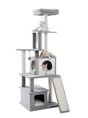 Made4Pets 63.7‘’ Modern Cat Tree Tall Cat Tower