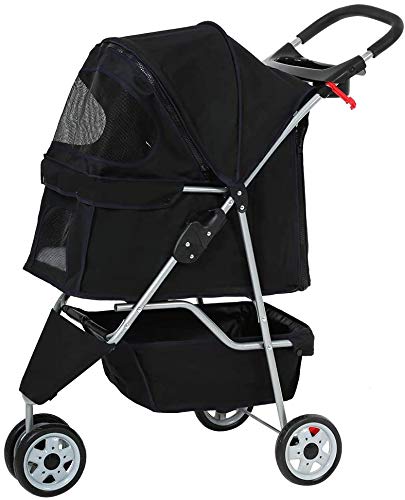 Pet Stroller for Cats Lightweight and Foldable Pet Jogger