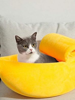 Pet Bed Cat House, Cute Banana Shape Cat Bed