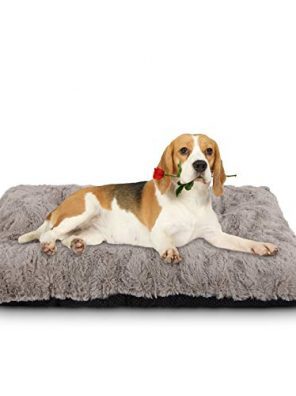 JOEJOY Calming Dog Bed Crate Pad, Non-Slip Pet