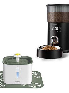 Cats Fountain Set Automatic Pet Feeder
