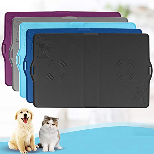 Cats Waterproof Pet Food Mat Tray with Edges