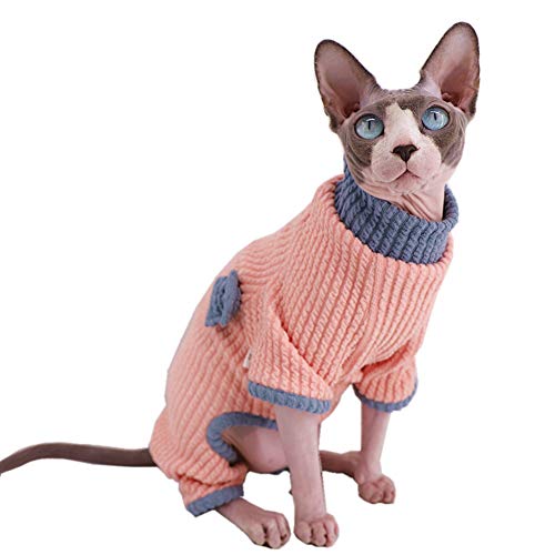 Cat Clothes Winter Warm Four Leg Hoodie Jumpsuit Outfi Best Offer ...