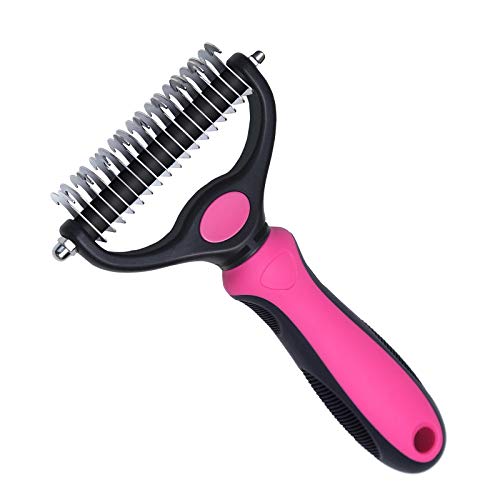 Cats-2 Sided Shedding and Dematting Undercoat Rakes Combs