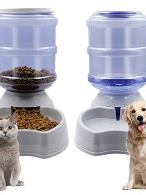 Automatic Cat Feeder and Water Dispenser Set