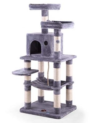 COZIWOW 57” Cat Trees and Towers with Scratching Posts