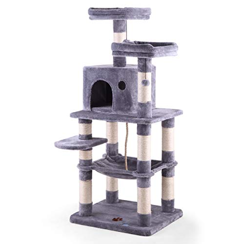 COZIWOW 57” Cat Trees and Towers with Scratching Posts