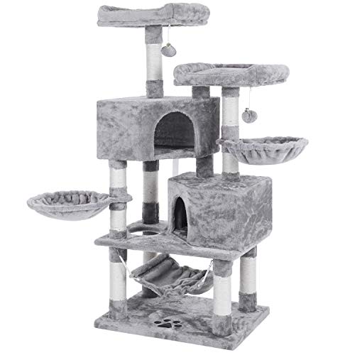Cat Multi-Level Cat Tree Condo with Sisal Scratching Posts
