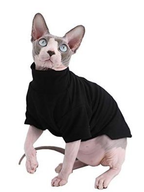 Sphynx Cat Clothes Winter Thick Cotton T-Shirts