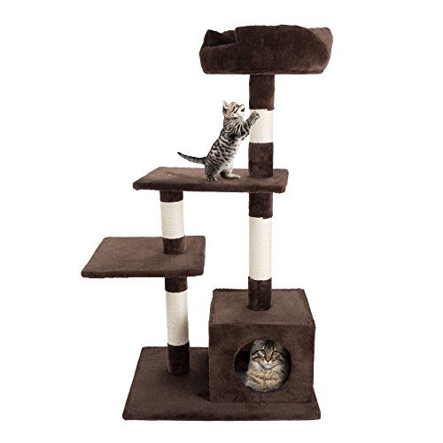 Cat Tower with Sisal Scratching Posts Cat Tree