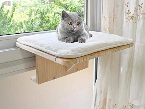 Luxury Solid Wood Cat Window Perch