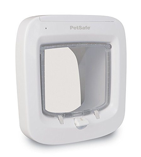 Microchip Activated Cat Flap 4-Way Manual Locking