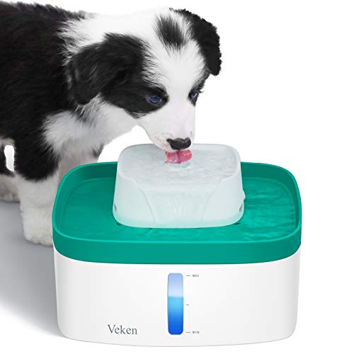 LED Lights Automatic Cat Water Fountain