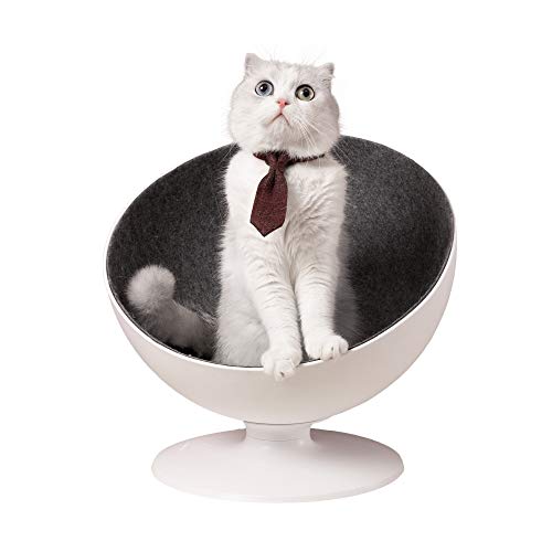 Furrytail BOSS Elevated Cat Bed with 360-degree Rotation