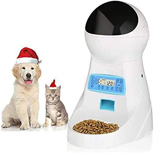 amzdeal Automatic Cat Feeder Food Dispenser 4 Meals