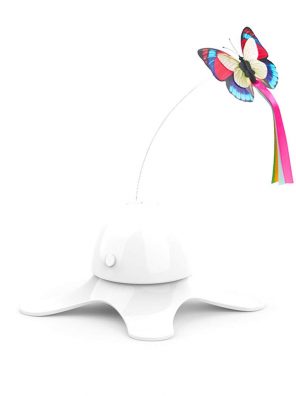MOMU Interactive Cat Toy Indoor with 360° Auto Rotating