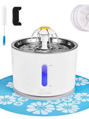 Pet Water Fountain with Intelligent Pump and LED Indicator