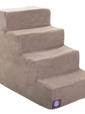 Majestic Pet 4 Step Stone Suede Pet Stairs Products