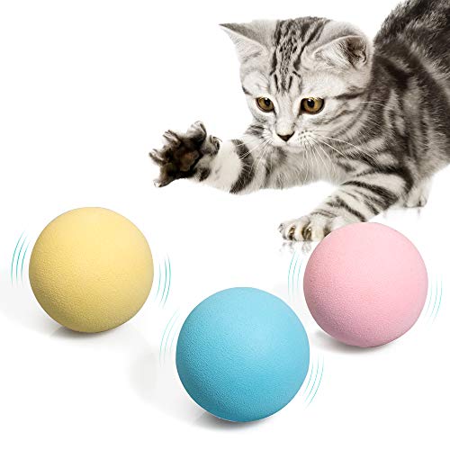 Potaroma 3 Pack Realistic Chirping Balls Cat Toys