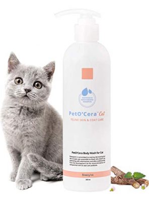Breezytail PetO’Cera Cat Shampoo, Body Wash for Cat Bath