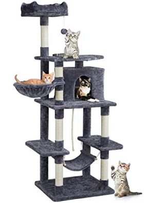 Multi Level Cat Tree Tower for Large Cats with Condo