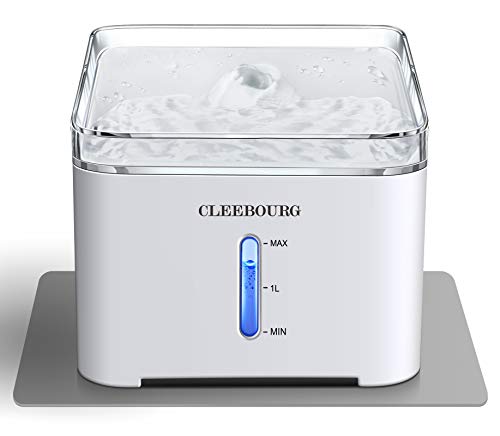 Fountain of Hydration: The CLEEBOURG 2L Cat Water Fountain