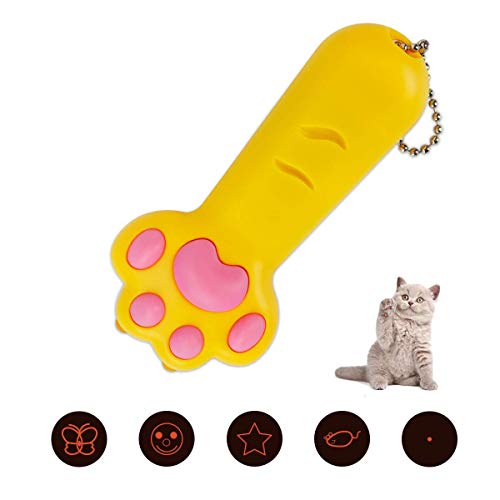 MOMSIV Interactive Cat Toy, Multifunction Paw Shape