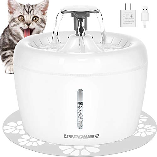 Cats Automatic Pet Water Dispenser with Replacement Filters and Silicone Mat